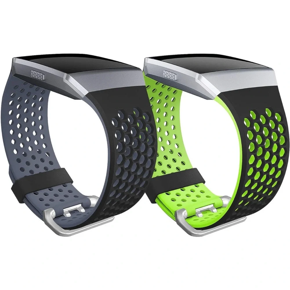 Fitbit Ionic Soft Silicone Bands- 2 Pack
